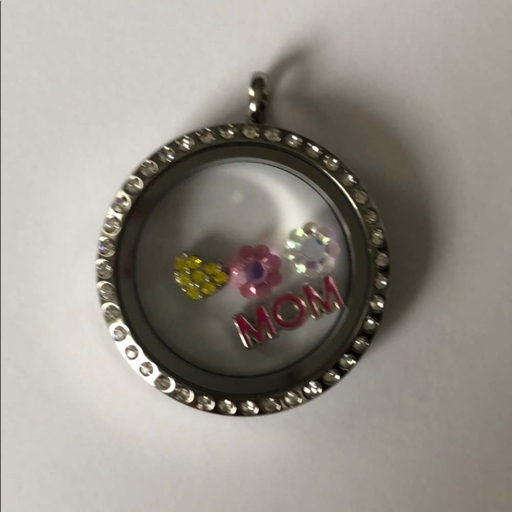 NIB LARGE Origami Owl mom living locket set - Picture 6 of 8